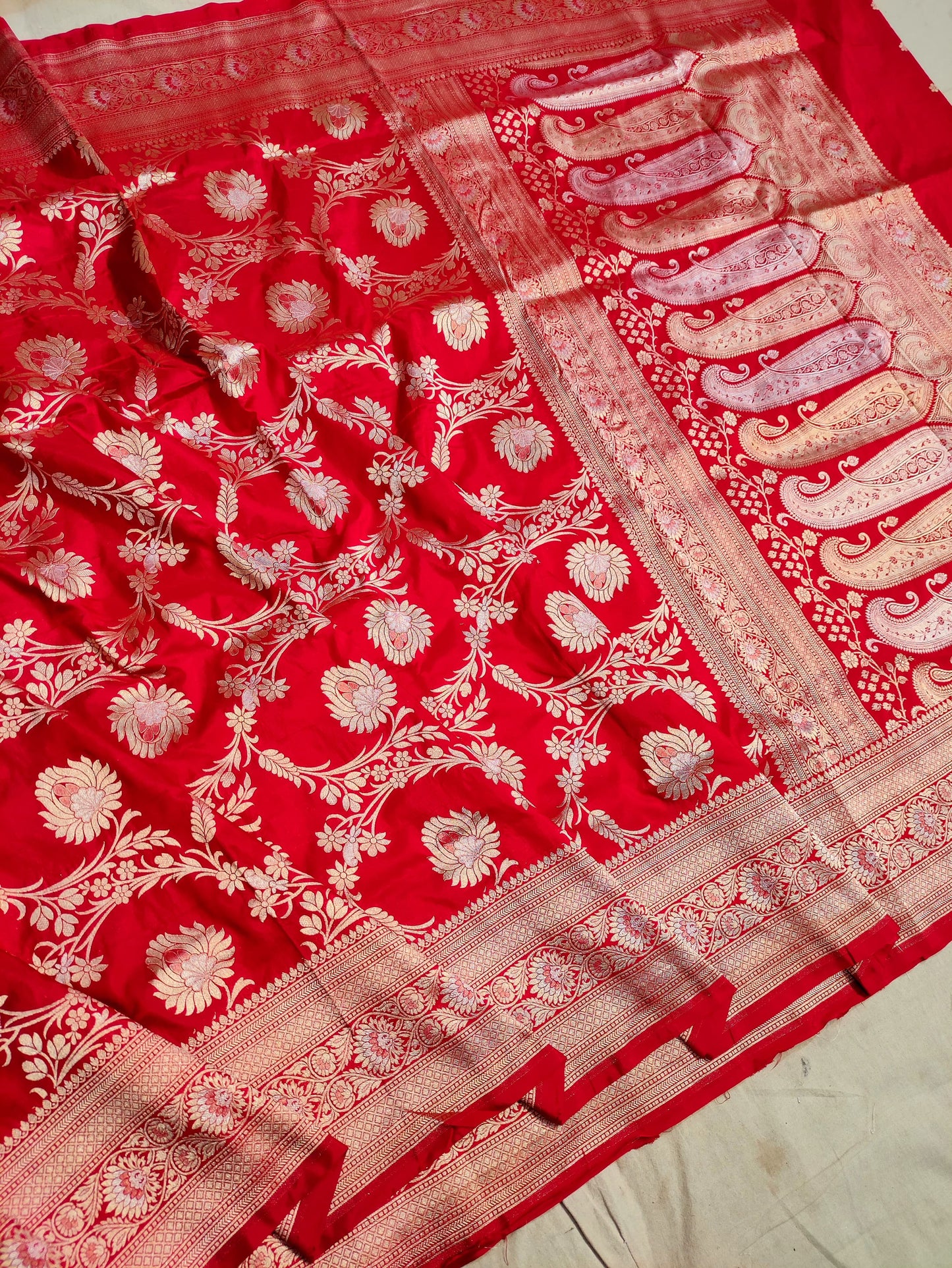 Pure Handloom Katan Silk Saree