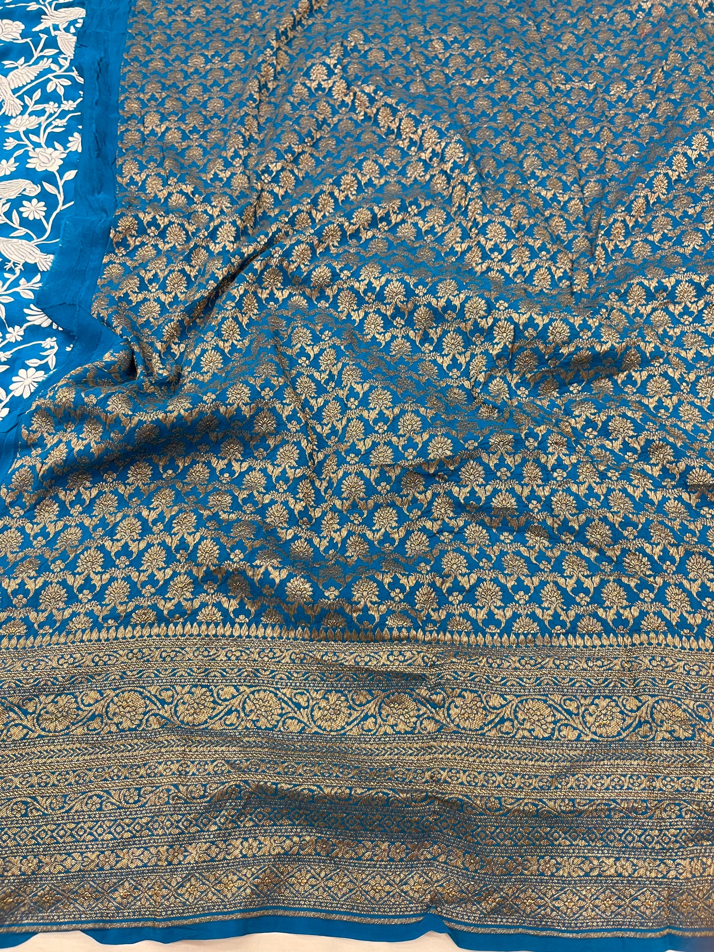 Blue Parsigara Saree
