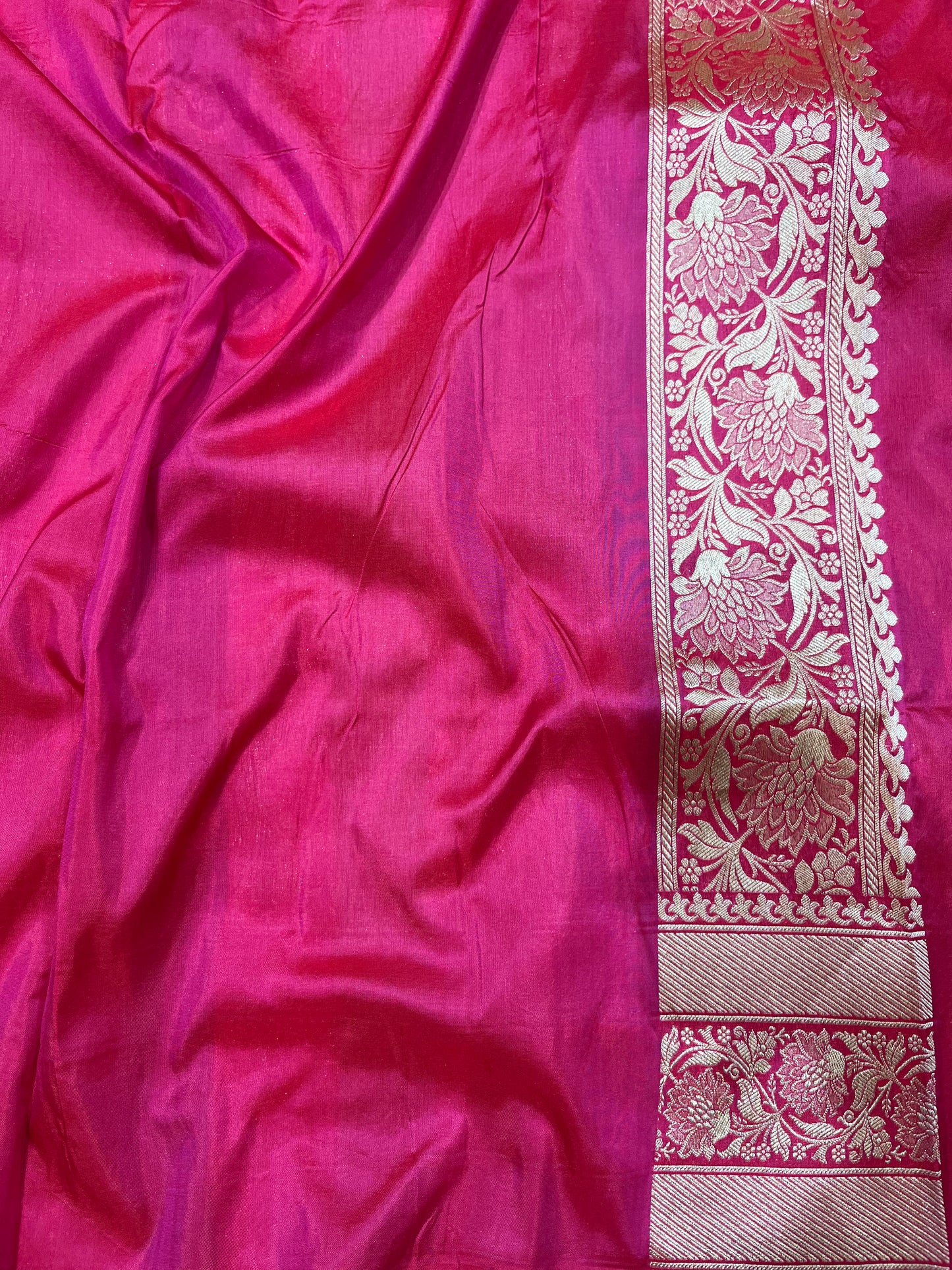 REDIES PINK BANARASI SAREE
