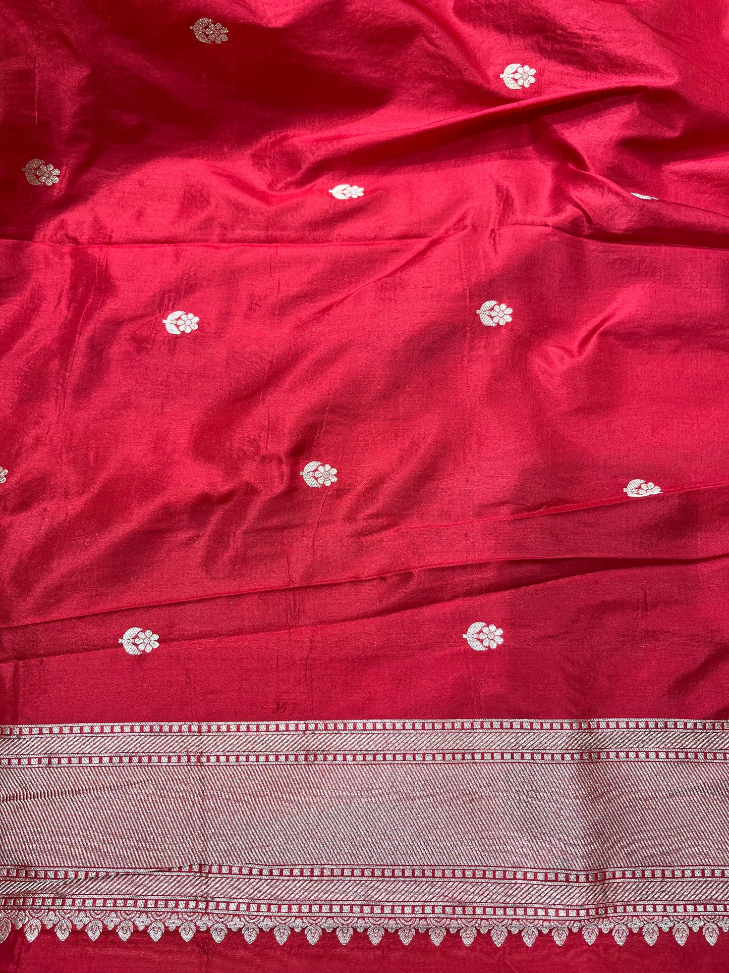 RED BANARASI SILK SAREE