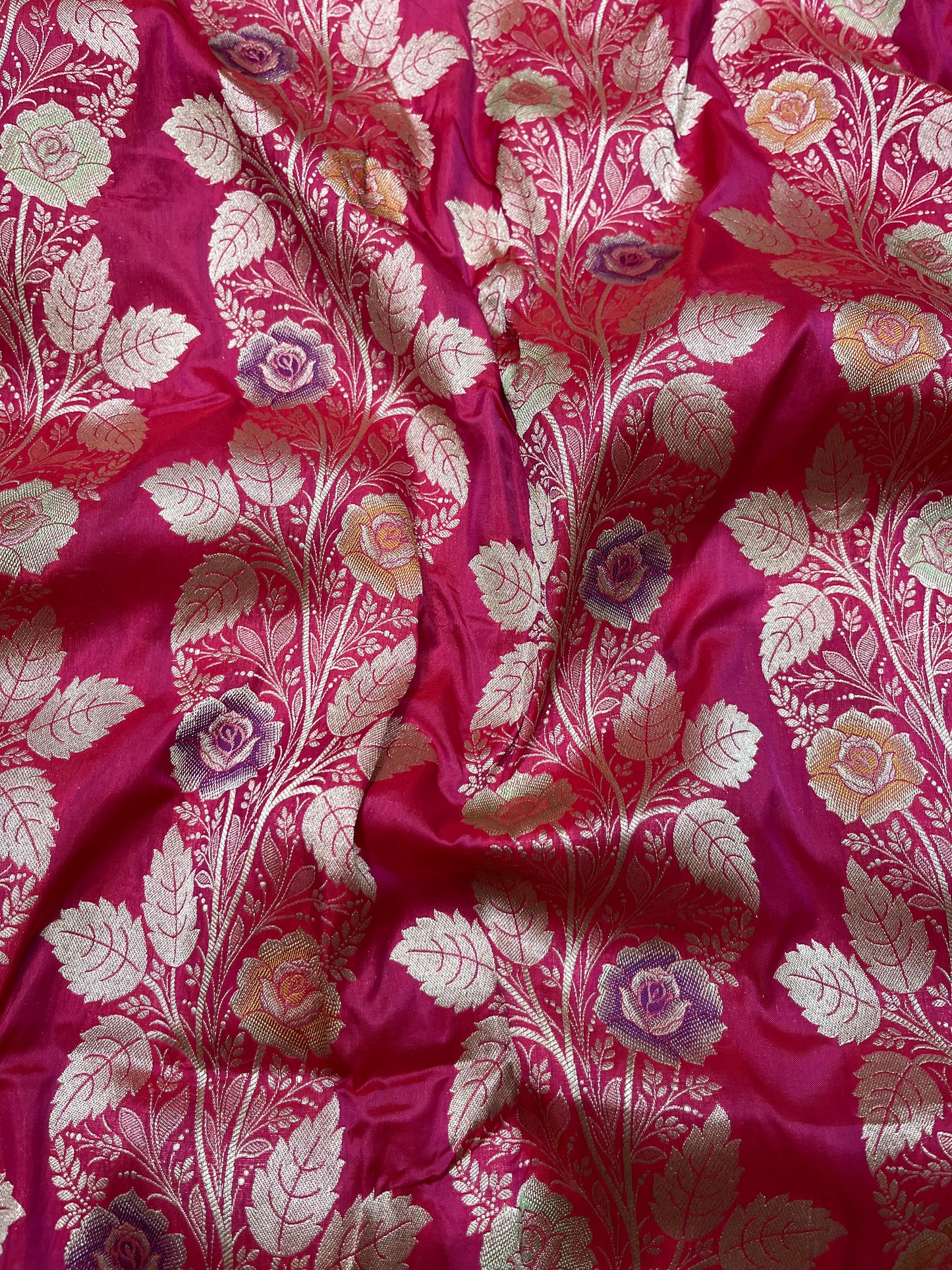 REDIES PINK BANARASI SAREE