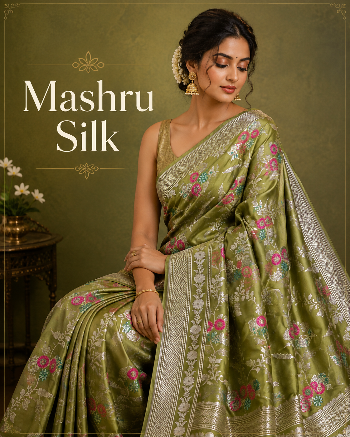 MASHRU SILK SAREE