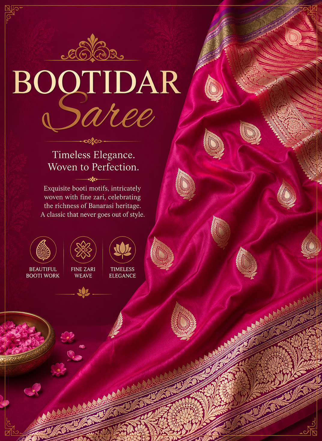 Bootidar Saree