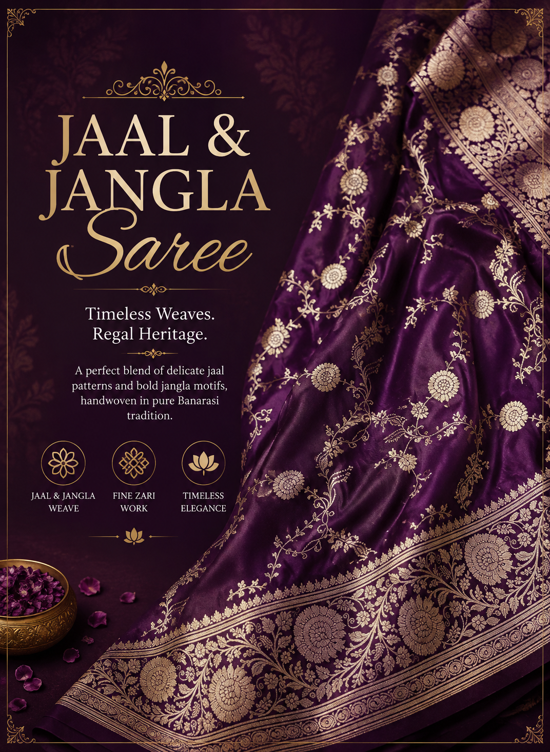 Jaal & Jangla Saree