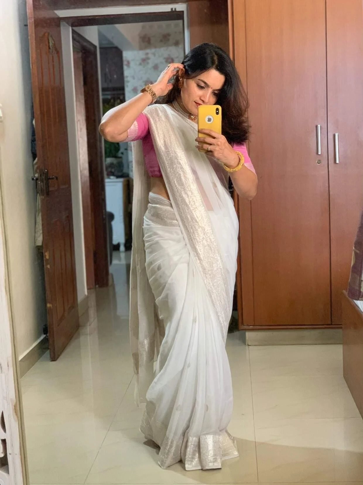 KHADDI GEORGETTE SAREE