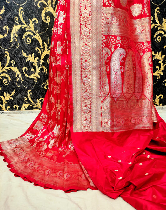 Pure Handloom Katan Silk Saree