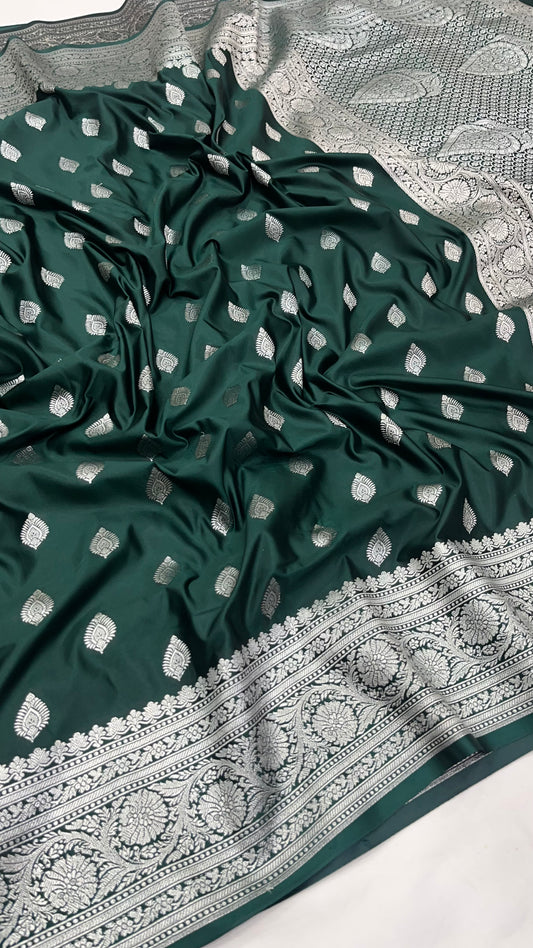 Green Mashru Silk saree