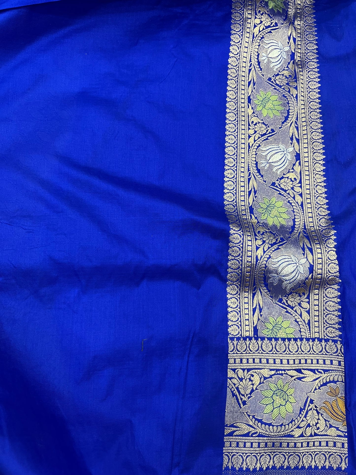 Royal Blue Banarasi minakari Pure Silk saree