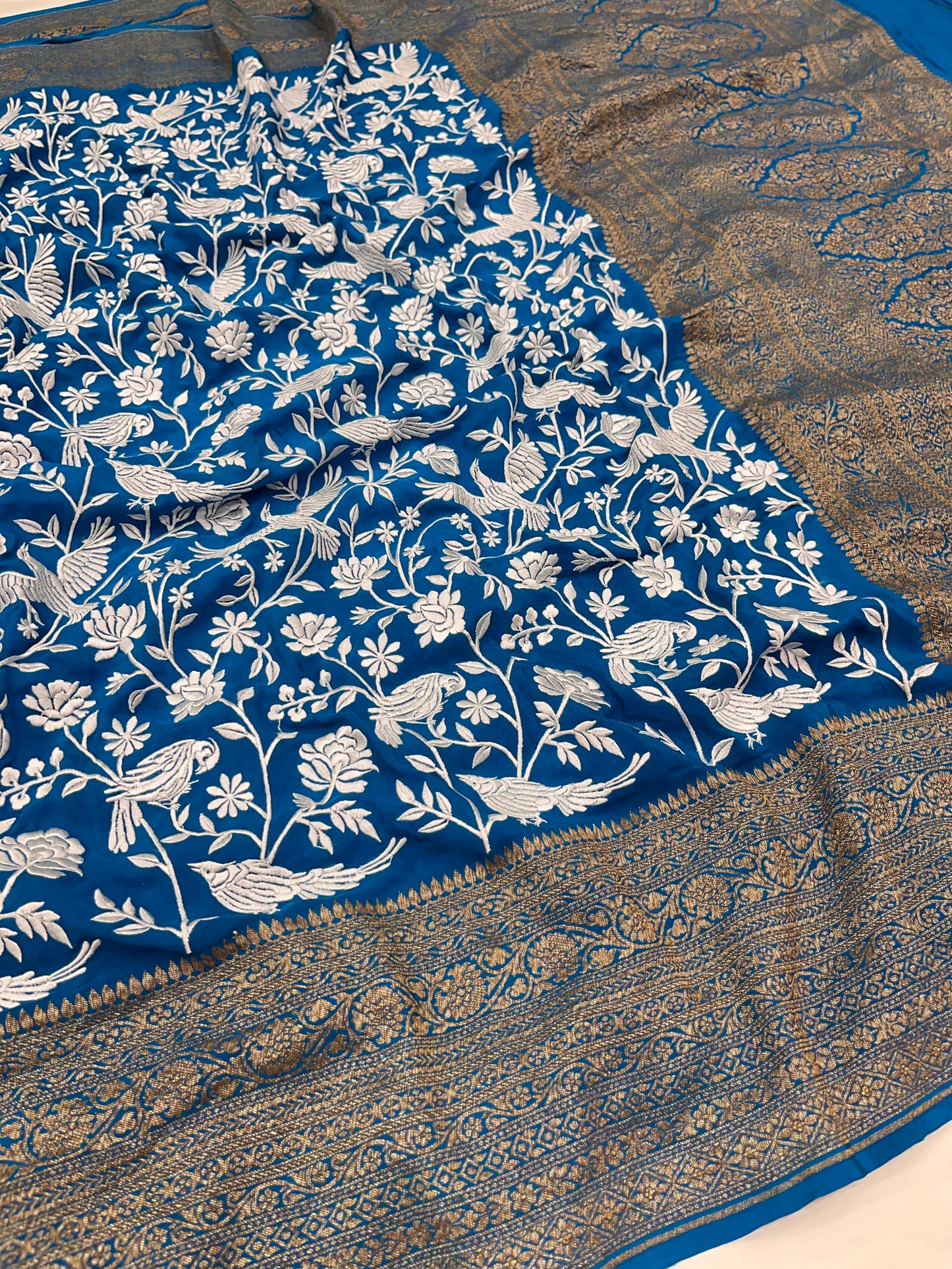 Blue Parsigara Saree