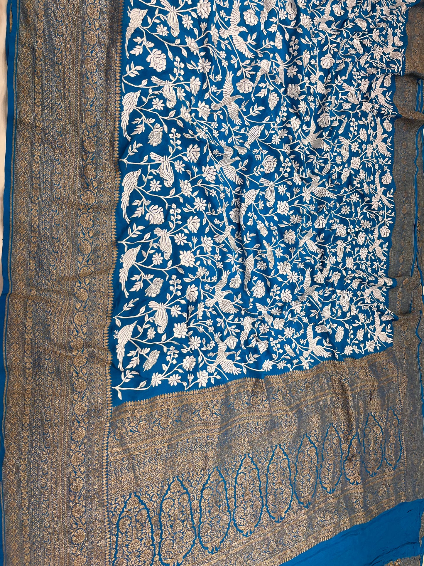 Blue Parsigara Saree