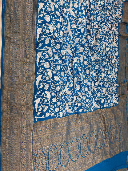Blue Parsigara Saree
