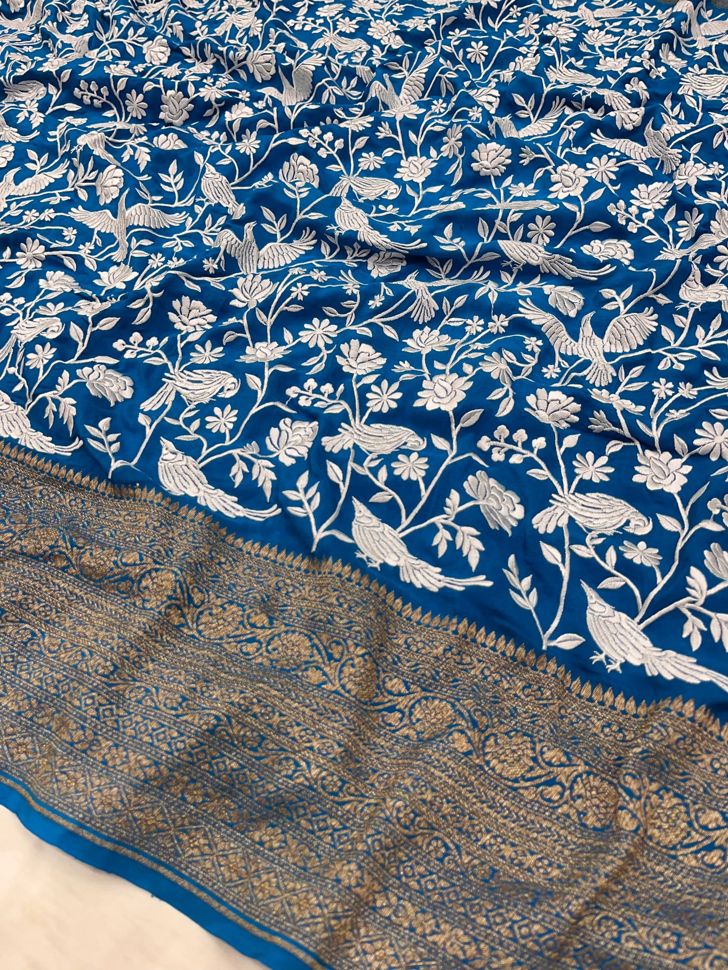 Blue Parsigara Saree
