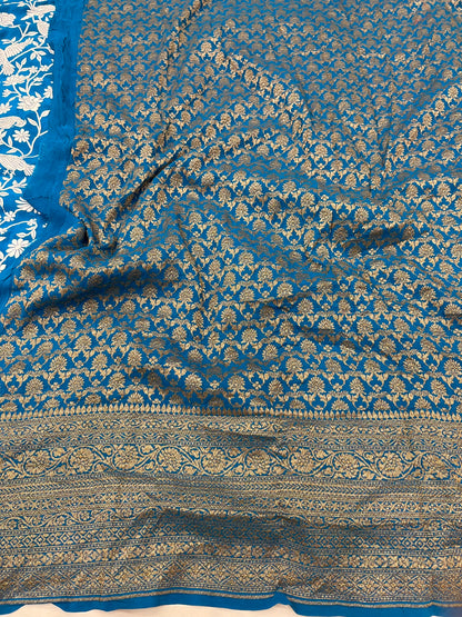 Blue Parsigara Saree