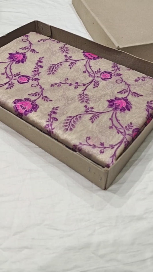 Semi tissue silk saree