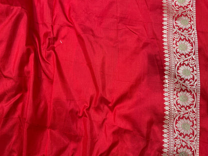 RED BANARASI SILK SAREE