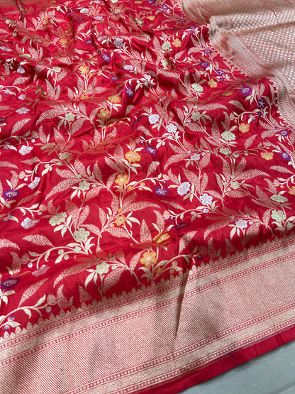 RED BANARASI SILK SAREE