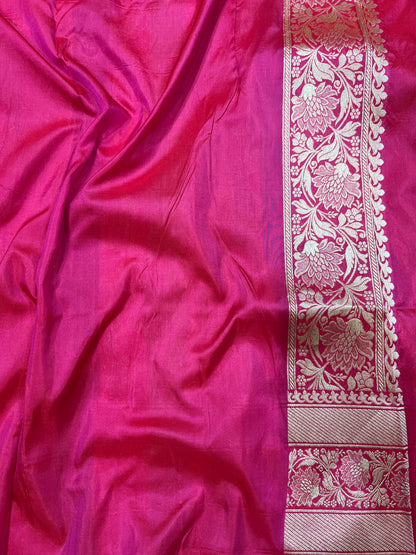 REDIES PINK BANARASI SAREE